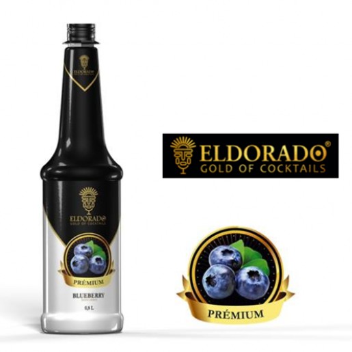 Dreňový sirup Eldorado Premium Čučoriedkový 0.8l