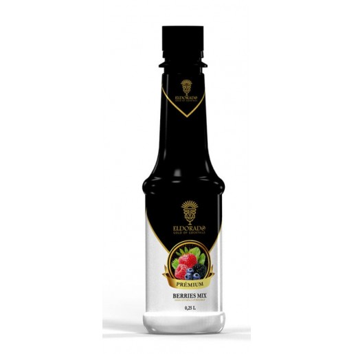 Dreňový sirup Eldorado Premium z lesného ovocia 0.25l Dreňový sirup Eldorado Premium z lesného ovocia 0.25l