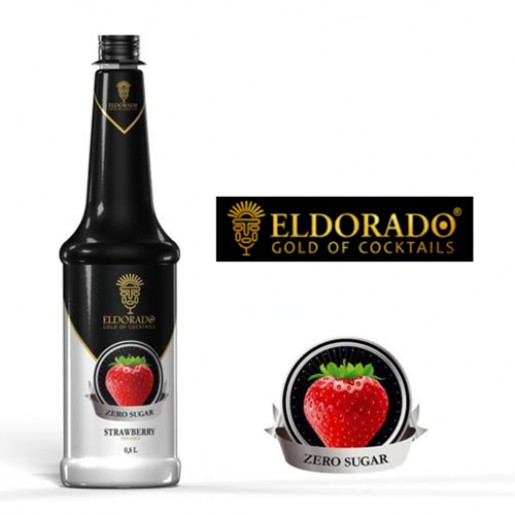 Eldorado Jahoda bez cukru 0.8l